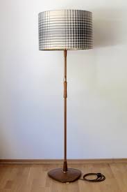 Midcentury Stehlampe Mit Stoffschirm Raumwunder Vintage Wohnen