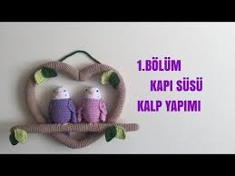 Amigurumi Kalpli Cerceve Yapimi 1 Bolum 1 3 Youtube Amigurumi Kus Kanatlari Bebek Kumas