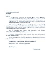 See the best & latest vendor discount request letter on iscoupon.com. C F Orm Covering Letter