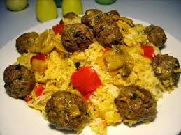 Recette Du Riz Aux Boulettes De Viande Hachee Et Aux Champignons
