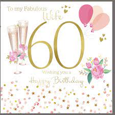 100+ creative 60th birthday ideas for men —by a professional event planner. 60th Birthday Card For A Fabulous Wife Polkadot Stripes