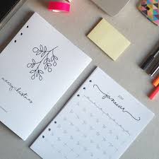Ringkalendereinlagen 2017 Zum Kostenlosen Selbst Ausdrucken Kalender Einlagen Filofax Kalender Kalender