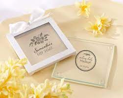 Personalized Glass Coasters Rustic Baby Shower Collection Set Of 12 Famous Favors