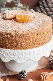 New Year S Honey Cake Medovik Gastrosenses Recipe In 2020 Cake Honey Cake Russian Honey Cake