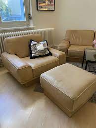 Wir präsentieren euch willi schillig leder sofa beige ecksofa #13027. Sofa Sessel Hocker Leder Beige Rahaus Ikea In Berlin Zehlendorf Ebay Kleinanzeigen