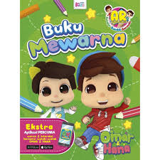 Biarkan anak anda berasa mereka adalah seperti artis sebenar. Buku Mewarna Omar Hana Ar Shopee Malaysia