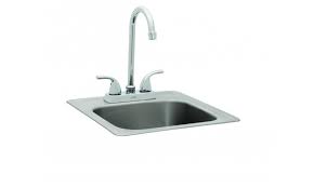 The basin is constructed from a premium granite composite that blends natural quartz with acrylic find kitchen sinks at wayfair. Bull Outdoor Drop In Stainless Steel Sink With Faucet Reviews Wayfair