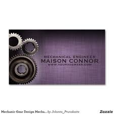 Car engine, auto mechanic & repairs business card. Mechanic Gear Design Mechanical Engineering Card Zazzle Com Mechanical Engineering Mechanical Gears Engineering