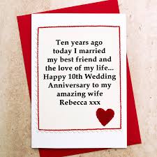 We did not find results for: Personalised 10th Wedding Anniversary Card By Jenny Arnott Cards Gifts Notonthehighstreet Com
