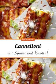 Cannelloni Mit Ricotta Spinat Und Zucchini Rezept Ricotta Spinat Rezepte