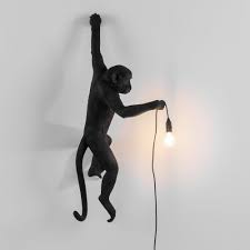 the monkey lamp in black hanging version in 2021 wall lamp design hanging lamp design black outdoor wall lights