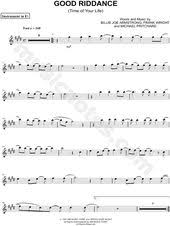 Do you know the lyrics to the song 'good riddance' from the game 'hades'? Green Day Good Riddance Time Of Your Life Eb Instrument Sheet Music Alto Or Baritone Saxophone In E Major Download Print Cello Music Sheet Music Alto Saxophone Sheet Music