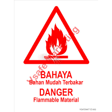 We also provide sticker label for schedule wastes based on code according the environmental regulation. Vsafemkt Cs002 Flammable Hazard Signage Scheduled Waste Sticker Chemical Labelling Danger Flammable Material Shopee Malaysia