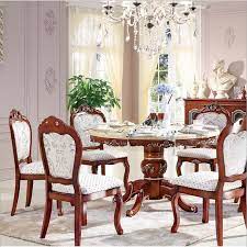 Welcome to the dining room ambience page! Style Italian Dining Table Round Solid Wood Italy Style Luxury Dining Table Set With6 Chairs P10243 Chair Pink Chair Sacheschair Back Aliexpress