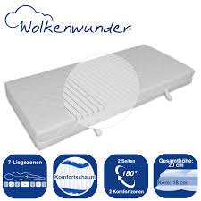 Die antiallergische matratze unterstützt bei seitenschläfern und rückenschläfern wunderbar die wirbelsäule und gibt ein entspanntes gefühl. Wolkenwunder Deluxe 7 Zonen Komfortschaum Wendematratze H2 H3 Oder H3 H4 Harte Wahlbar Matratzen Online Kaufen Im Shop Von Matratzenunion