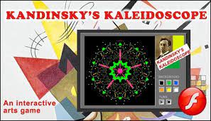 Play The Kandinsky Kaleidoscope Interactive Arts Game Requires A Browser That Supports Flash Click Through To Art Games For Kids Interactive Art Game Art