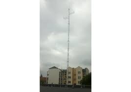 The conversion factor from meters to feet is 3.2808398950131, which means that 1 meter is equal to 3.2808398950131 feet: Aluminium Guyed Mast 4 20 Meters 2m Sections 250 Mm Side Metal Mounting Kits Producer Supplier Manufacturer