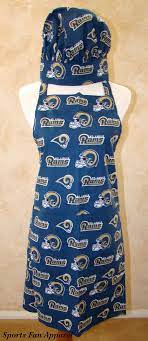 St Louis Rams Nfl Men S Aprons And Chef S Hat Etsy Aprons For Men Chefs Hat Nfl Aprons