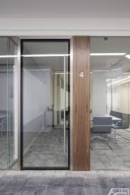 Popular office glass doors of good quality and at affordable prices you can buy on aliexpress. Glass Door For Offices I Like The Use Of The Wood As A Feature And Tells You Which Office Office Interior Design Beautiful Office Spaces Modern Office Design