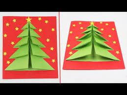 Fantastic pop up christmas cards. How To Make Christmas Tree Pop Up Card Diy 3d Christmas Tree Greeting Card Christmas Craf 3d Christmas Tree Card Christmas Card Crafts Christmas Crafts Diy