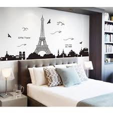 Canvas wall art girls pink paris theme room decor oil painting print london big ben canvas art for home bedroom wall decoration artwork natural picture (black and white, 12x16inch) by everly quinn. Bedroom Fashion Decor Removable Paris Eiffel Tower Art Decal Wall Sticker Mural Ebay Paris Decor Bedroom Paris Room Decor Paris Themed Bedroom