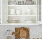 How to Style Glass Kitchen Cabinets - Sanctuary Home Decor