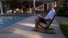 A Brumby Rocker Is A Great Way To Enjoy An Afternoon Of Watching Your Children Swim During A Relaxing Vacation Rocking Chair Porch Porch Rocker Rocking Chair