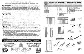 Voted top baby store year after year by baby bargains. Kathryn Crib Instr Sheet Manualzz