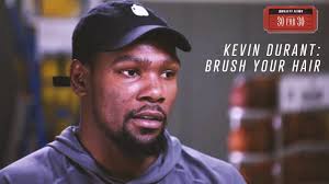 Beyond being able to keep up with rapper travis scott in some carpool karaoke, he can drink water it happens to the best of us, right? Parody Black Twitter 30 For 30 Kevin Durant Brush Your Hair Youtube