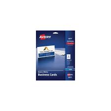 This simple design lends a professional look to your business. Avery Business Cards Matte 2 Sided Printing 2 X 3 1 2 250 Cards 8371 8371 Best Buy Canada