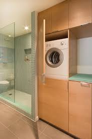 Awesome idea for the laundry room! 14 Multifunctional Bathroom Designs With Laundry Space