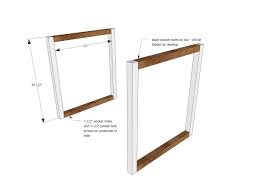 Modern 2x2 Desk Base For Build Your Own Study Desk Plans Diy Desk Plans Desk Plans Diy Study Table