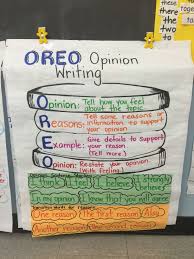 Oreo Opinion Writing My Own Classroom Anchor Charts