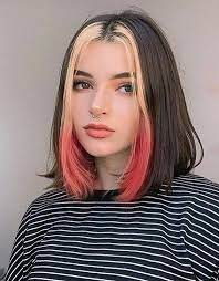 Gorgeous Hair Color Ideas For Short To Medium Hair Stylesmod Hair Color Streaks Medium Hair Styles Edgy Hair