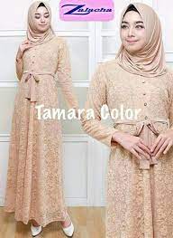 Dengan memilih gamis brokat model simple, anda juga akan tetap terlihat elegan dan modis. 30 Model Gamis Brokat Di Bawah Rp200 Ribu Yang Stylish Dan Elegan Updated 2021 Bukareview
