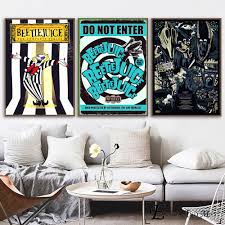 It was the tim burton michael keaton movie we didn't know we needed, when those two caped cruder capers were but bats in their belfries. Art Beetlejuice Movie Art Canvas Silk Poster Wall Art Living Decor Print 24x36 Inch Medalex Rs
