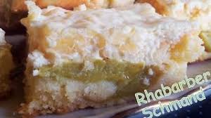 Ich konnte mit dem anschneiden. Rhabarber Schmand Kuchen Youtube