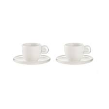 14 best espresso cups review. Set 2 Espresso Cups With Saucers Gocce Guzzini Col Clear Shop Online