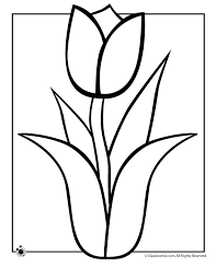These free printable tulip coloring pictures mainly have larger. Tulip Flower Colouring Pages