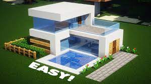 Modern house map clear filters. Small Modern House In Minecraft Youtube