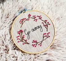 Floral Embroidery Hoop Art Hand Embroidered Flower Tumblr Etsy Hoop Art Embroidery Hoop Art Embroidery Hoop