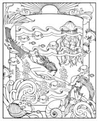 Creative haven vintage hand fans coloring book dover publications. Mythical Mermaids Coloring Book Dover Publications Mermaid Coloring Pages Mermaid Coloring Book Mermaid Coloring