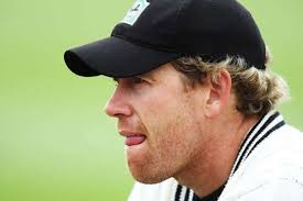 Jacob Oram has a moment to himself