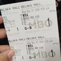 Watching movie of your choice munching pop corn. Mbo Cineplex Melaka Mall