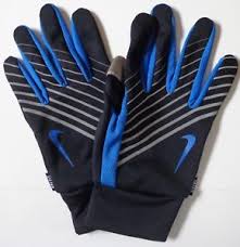 Details About Nike Mens Lightweight Tech Run Gloves Black Blue Hero Silver Size Small New