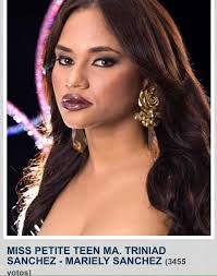 Mariely Sánchez Miss Petite Teen María Trinidad Sánchez 2016