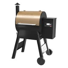 Traeger Pro 575 Pellet Grill In Bronze Tfb57gze The Home Depot In 2020 Pellet Grill Traeger Wood Pellet Grills Pellet Grill