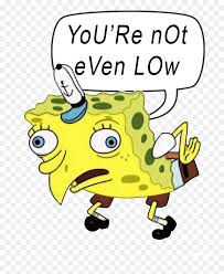 Image Of Mocking Spongebob Slap - Spongebob Meme Png, Transparent Png - Vhv
