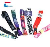 Custom Wholesale RFID Fabric Wristband Woven Disposable RFID ...