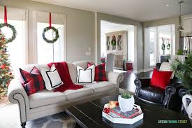 Christmas Home Tour Part I Life On Virginia Street Christmas Living Rooms Christmas Decorations Living Room Plaid Living Room